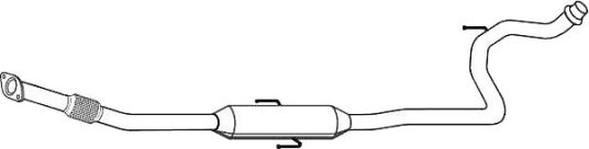VEGAZ UR-006 Eksosrør, universell