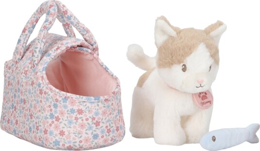 Little Dutch Plush Cat Marley In Bag White ONE SIZE Little Dutch Plush Cat Marley In Bag White ONE SIZE