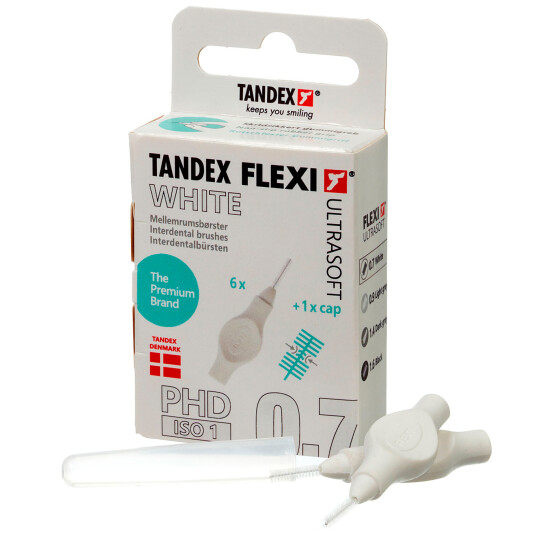 Tandex Flexi ULTRASOFT Gap børster 0,40 mm ISO 1 HVIT