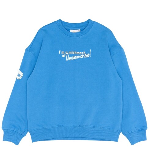 The New Tnpelle Os Sweatshirt Blue 110/116 The New Tnpelle Os Sweatshirt Blue 110/116