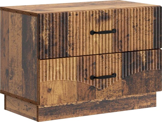  Nattbordskap Gammelt tre 62 x 34,5 x 44,5 cm Konstruert tre