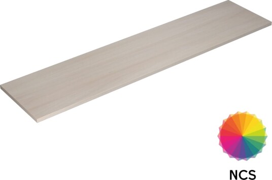 Dansani Calidris Benkeplate B40 240xh3xd51cm NCS eik / 220cm