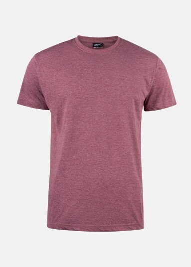 Clique T-Shirt Bordeaux Melange 2xl T-Shirts