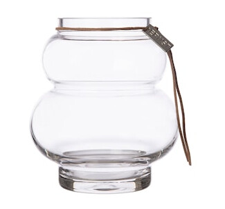 Glassvase Kurvete d7,8xh4 cm