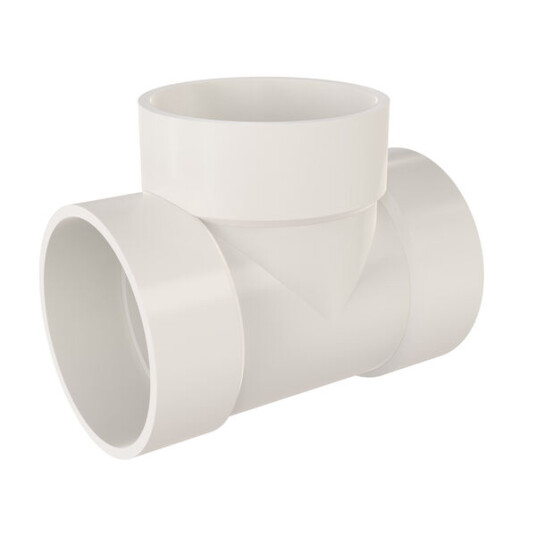 Flexit T-Rør Kort 90 Gr Ø51mm Til Sss