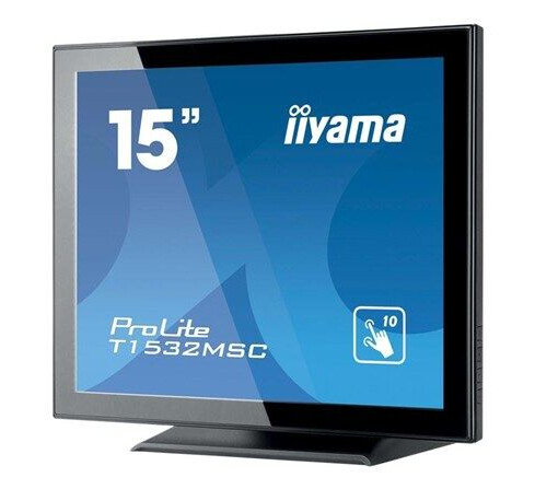 Iiyama ProLite 15" Berøringsskjerm 4:3 XGA 75Hz Svart