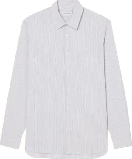 Lacoste Herre Skjorter Hvit L,
