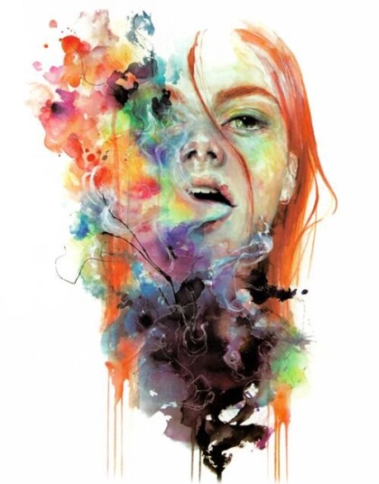 Aquarelle Passion Fake Tattoo