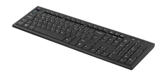Deltaco TB-122 Trådløst Nordisk Tastatur Membran Svart Deltaco TB-122 Trådløst Nordisk Tastatur Membran Svart