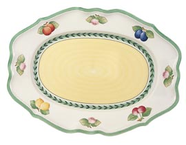 Villeroy & Boch French Garden Fleurence Oval tallerken, 44cm
