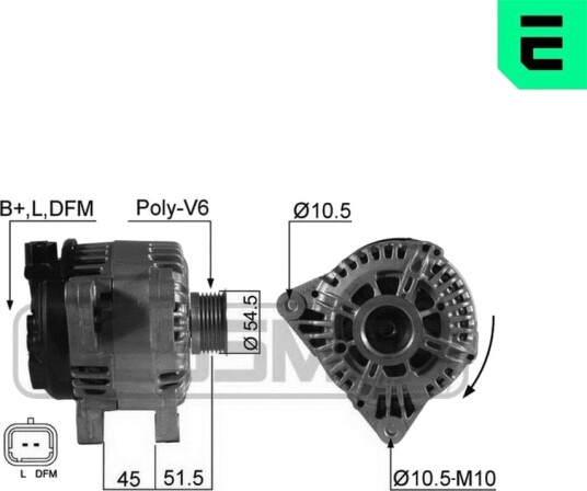 ERA 673342 Radiator motorkjøling ERA 673342 Radiator motorkjøling