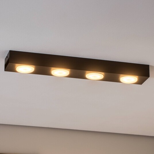 Luminex Downlight Ian i svart 4 lyskilder