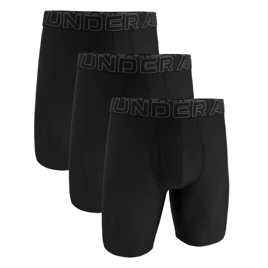Under Armour Ua Performance Tech Mesh -Solid 9" 3Pk - Black - S