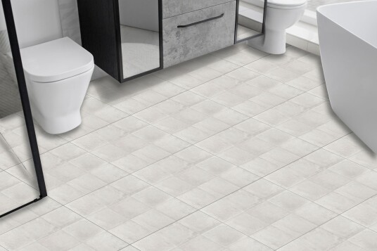 Elegante hvite gulvfliser 24 stk Elegante hvite gulvfliser 24 stk