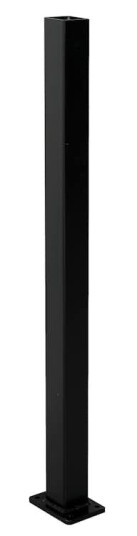 Stolpe Krifon Aluminium med Hatt Sort
