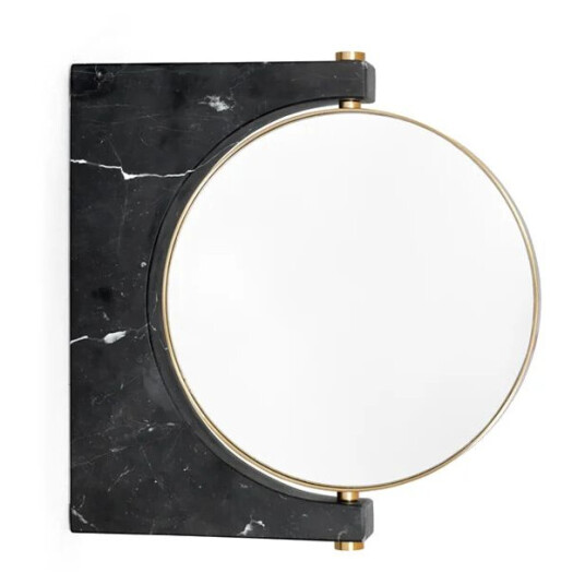Audo Copenhagen Pepe Marble speil marmor sort, vegghengt