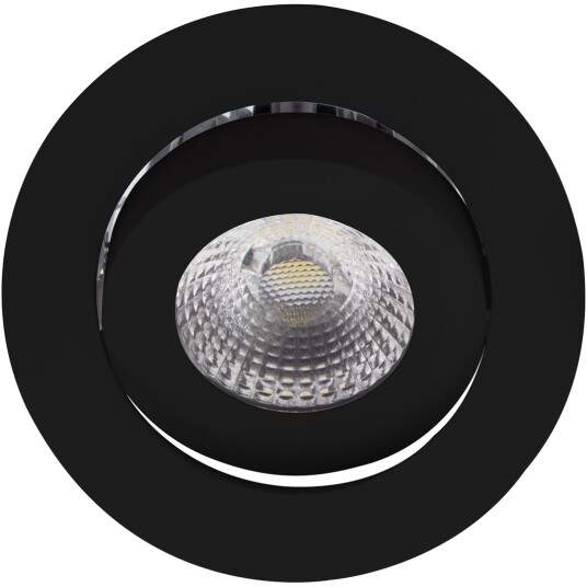 Elitech DOWNLIGHTS CORONA IP44 DIM TO WARM 8W MATT SORT Elitech DOWNLIGHTS CORONA IP44 DIM TO WARM 8W MATT SORT