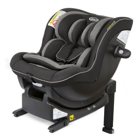 Graco Ascent i-Size Bilstol inkl. ISO Family Base i-Size 2 Black