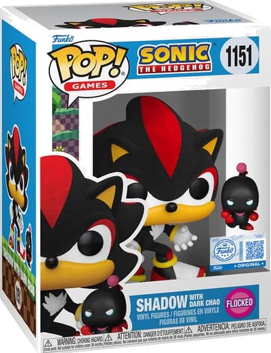 Funko POP! Sonic Shadow w/DChao FL figur