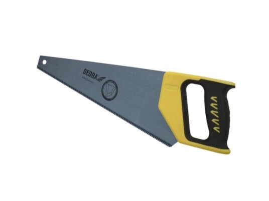 Dedra Saw Blade 400Mm, Handle Lined With Rubber, Hardened Teeth - 1211