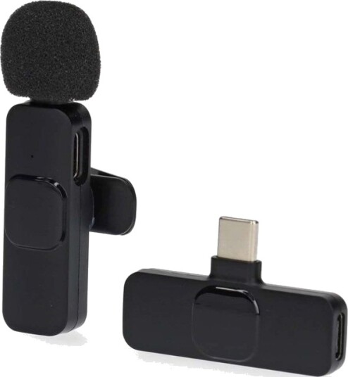 Nedis Trådløs USB-C myggmikrofon for smartenheter Nedis Trådløs USB-C myggmikrofon for smartenheter
