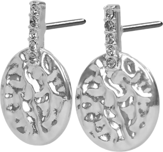 SNÖ of Sweden Union Casey Hammered Ear S/Clear Onesize Silver ONE SIZE