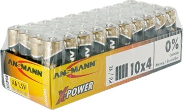 Ansmann X-Power Mignon AA Batterier 4 stk Ansmann X-Power Mignon AA Batterier 4 stk