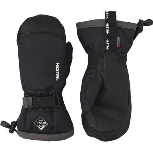 Hestra Gauntlet Czone Jr. - Mitt Black/Graphite 6