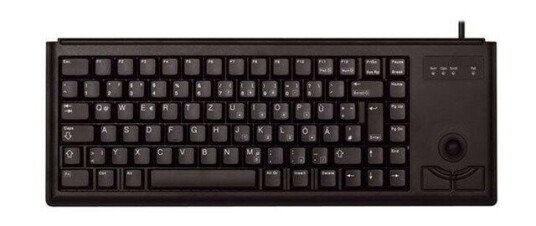 Cherry G84-4400 Kablet Mekanisk Tastatur med Sporingsball - Nordisk - Svart