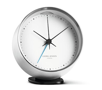 Henning Koppel Alarmklokke 10cm Stål/Hvit Henning Koppel Alarmklokke 10cm Stål/Hvit
