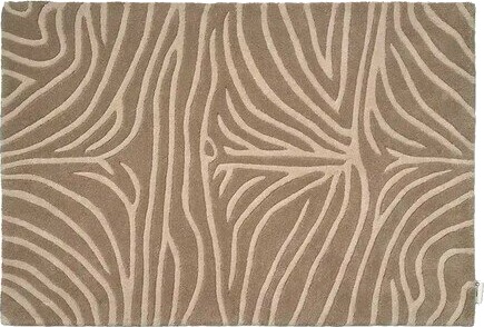Zebra dørmatte beige