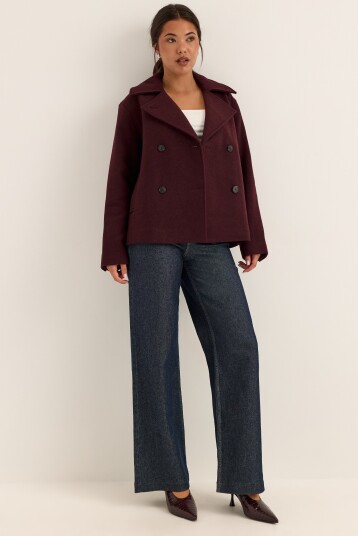 Selected Slwzia Alma Wool Blend Jacket Noos Burgundy 42 Selected Slwzia Alma Wool Blend Jacket Noos Burgundy 42