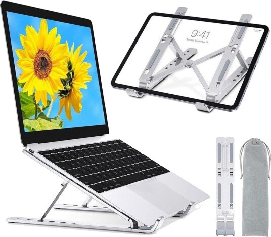 Techly ICA-TBL 134TY Sammenleggbart laptopstativ Opptil 16" Sølv Techly ICA-TBL 134TY Sammenleggbart laptopstativ Opptil 16" Sølv