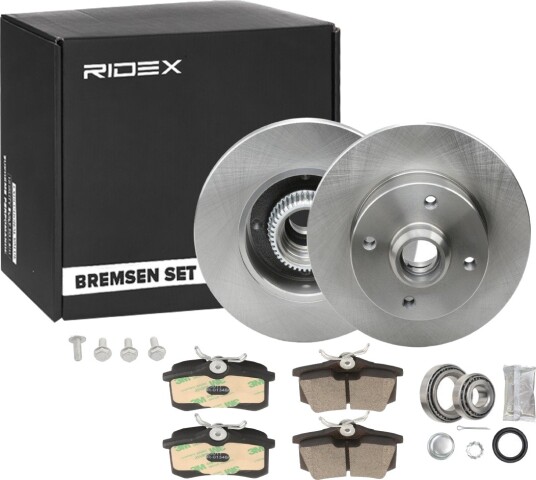 Bremseskiver og klosser RIDEX 3405B0442
