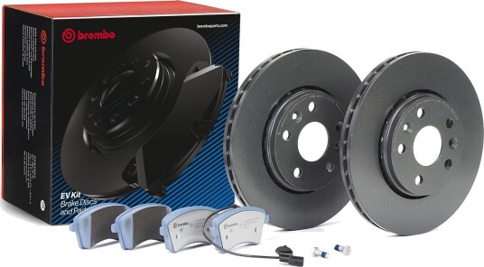BREMBO KT 08 034 Bremseskiver og -klosser