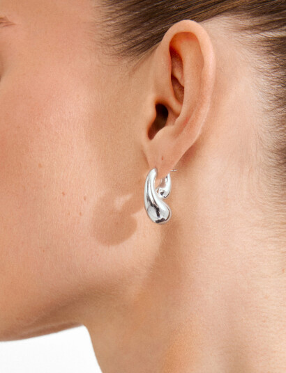 Pilgrim Jennings Earrings Silver Plated Silver ONE SIZE Pilgrim Jennings Earrings Silver Plated Silver ONE SIZE