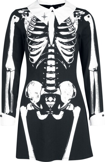 Ghost Kort kjole EMP Signature Collection S til XXL Damer svart hvit
