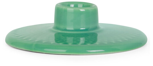 Lyngby Porcelæn Rhombe Color lysestake Grønn 3 cm Porselen
