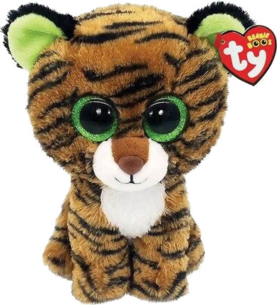 Ty Beanie Boos - Tiggy Brun Striped Tiger 15cm