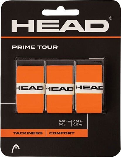 Head Prime Tour (Overgrip), Tennis greptape Orange