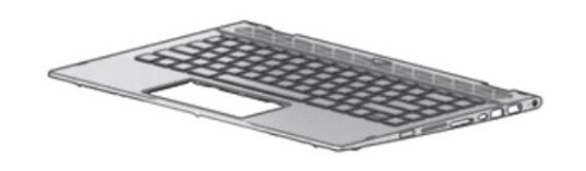 HP TOP COVER W KB FF MIPI BL CS S