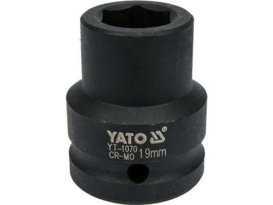 Yato 3/4" 19mm Slagsokkel kraftpipe i krom-molybdenstål