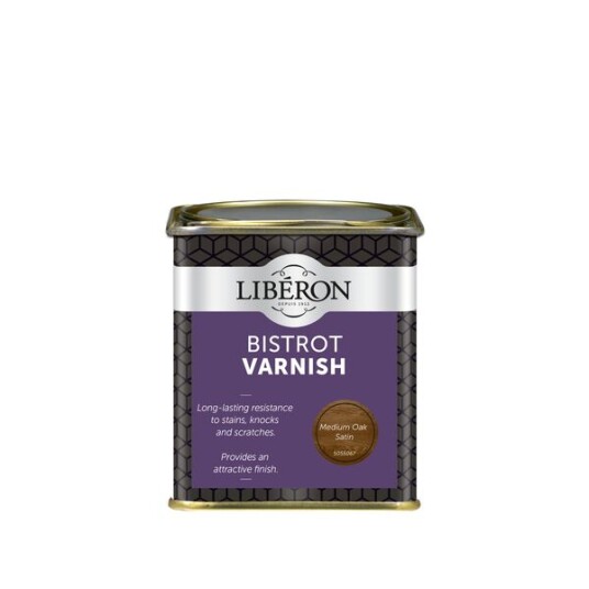 Produit Liberon Lakk Bistrot Medium Eik Silkematt 0.25l Produit Liberon Lakk Bistrot Medium Eik Silkematt 0.25l