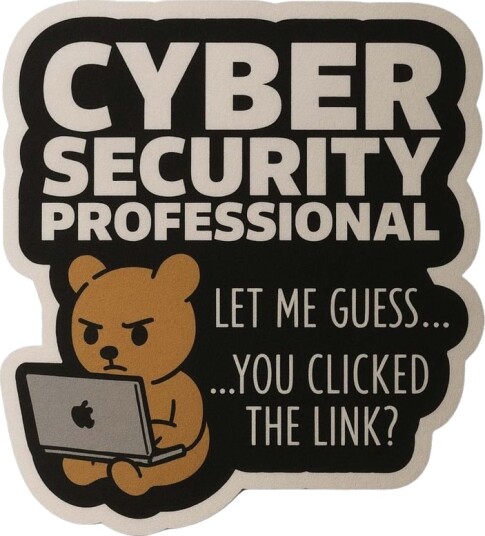 Klistremerke Cyber Security Professional 4 Klistremerker