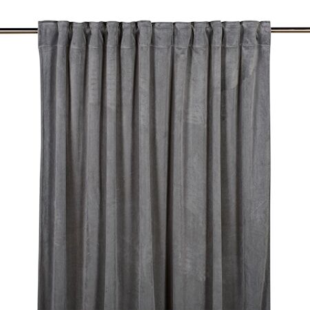 Fondaco Velvet Multifunksjonsgardiner 2-pakning 140 x 280 Lysegrå