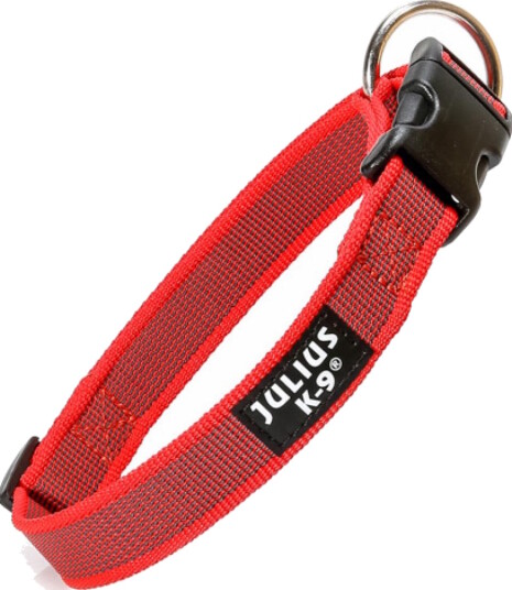 Julius K9 Super Grip Hundehalsbånd Rød 27-42 cm Julius K9 Super Grip Hundehalsbånd Rød 27-42 cm