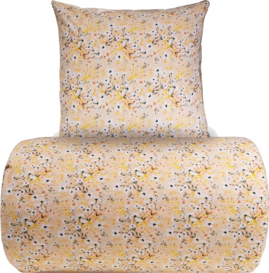 Dobbelt sengetøy 200x220 cm   100% bomull   blomsterdesign