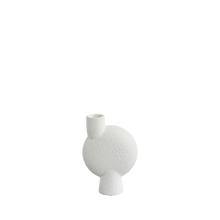 Sphere Vase Bubl Medio Bubble White