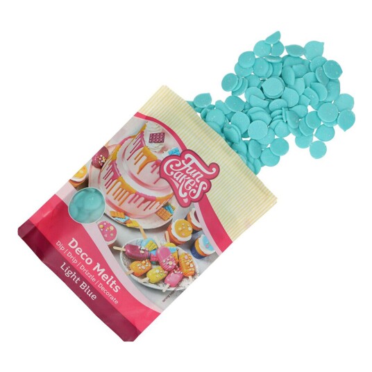 CakeSupplies FunCakes Deco Melts - Lyseblå