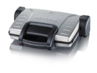 Severin KG 2389 - sandwich grill 1800 watt elektrisk - 792 cm2 - sort/ sølv Severin KG 2389 - sandwich grill 1800 watt elektrisk - 792 cm2 - sort/ sølv